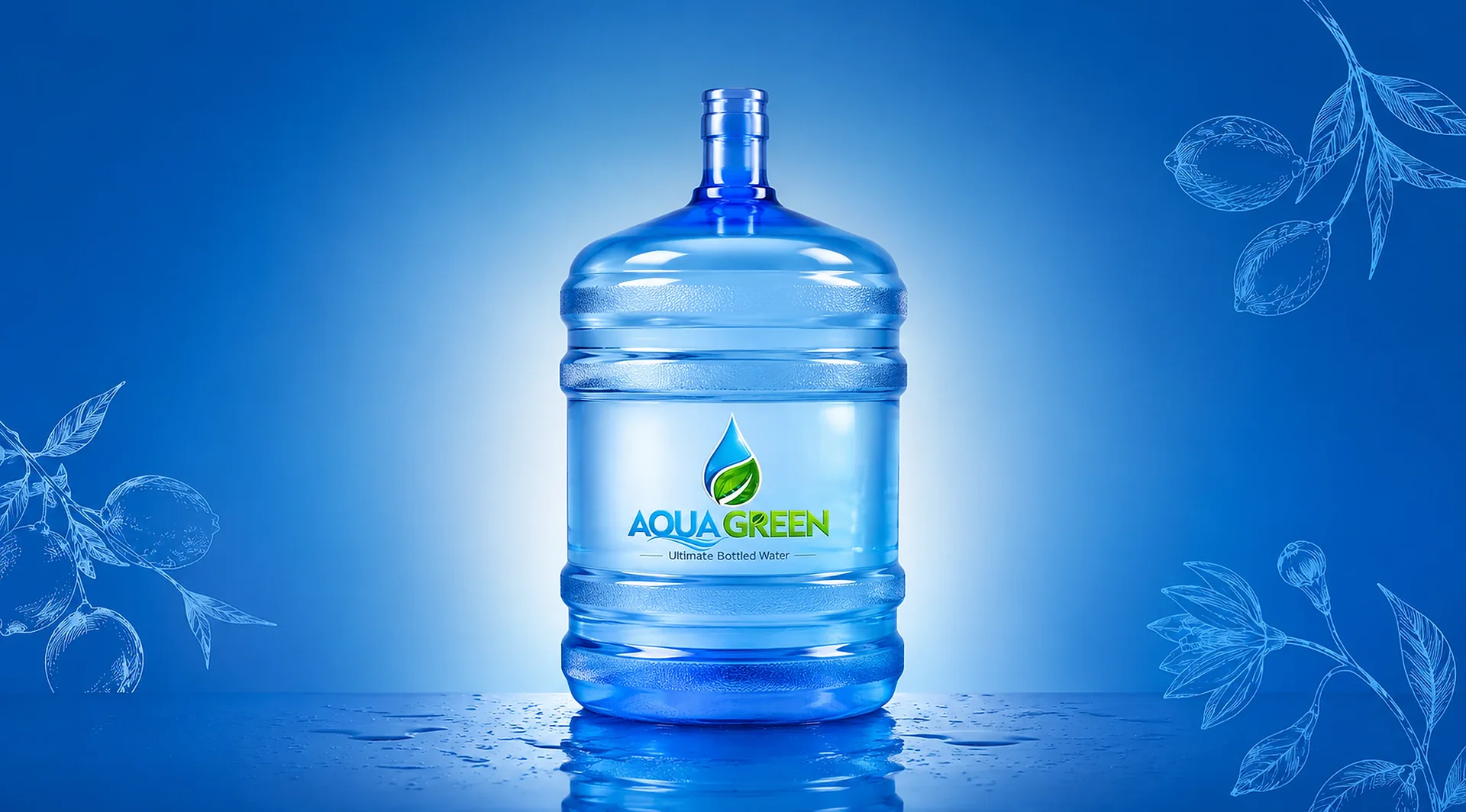 Aqua Green 19L Bottle